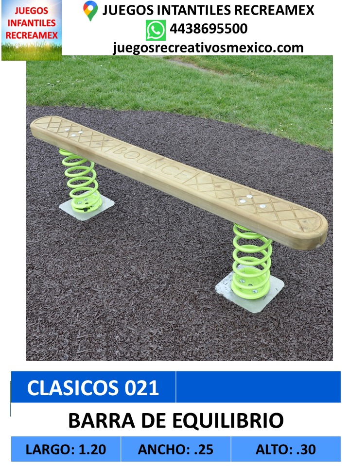 barra de equilibrio con 2 resortes